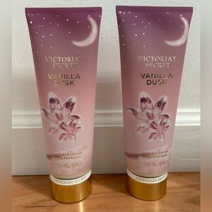 Victoria’s Secret Vanilla Dusk body lotion set of 2